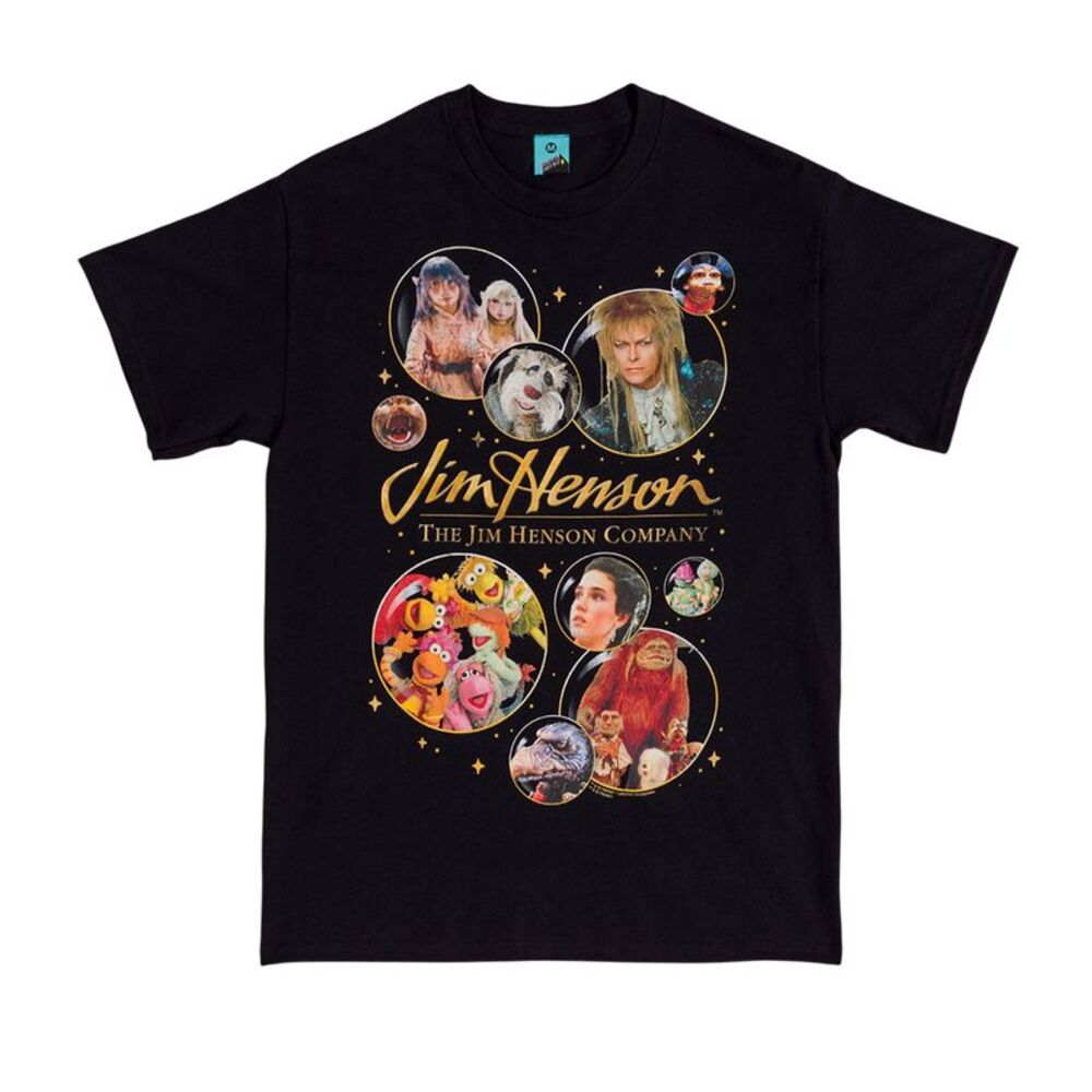 Jim Henson Unisex Adult Creations T-Shirt / Black